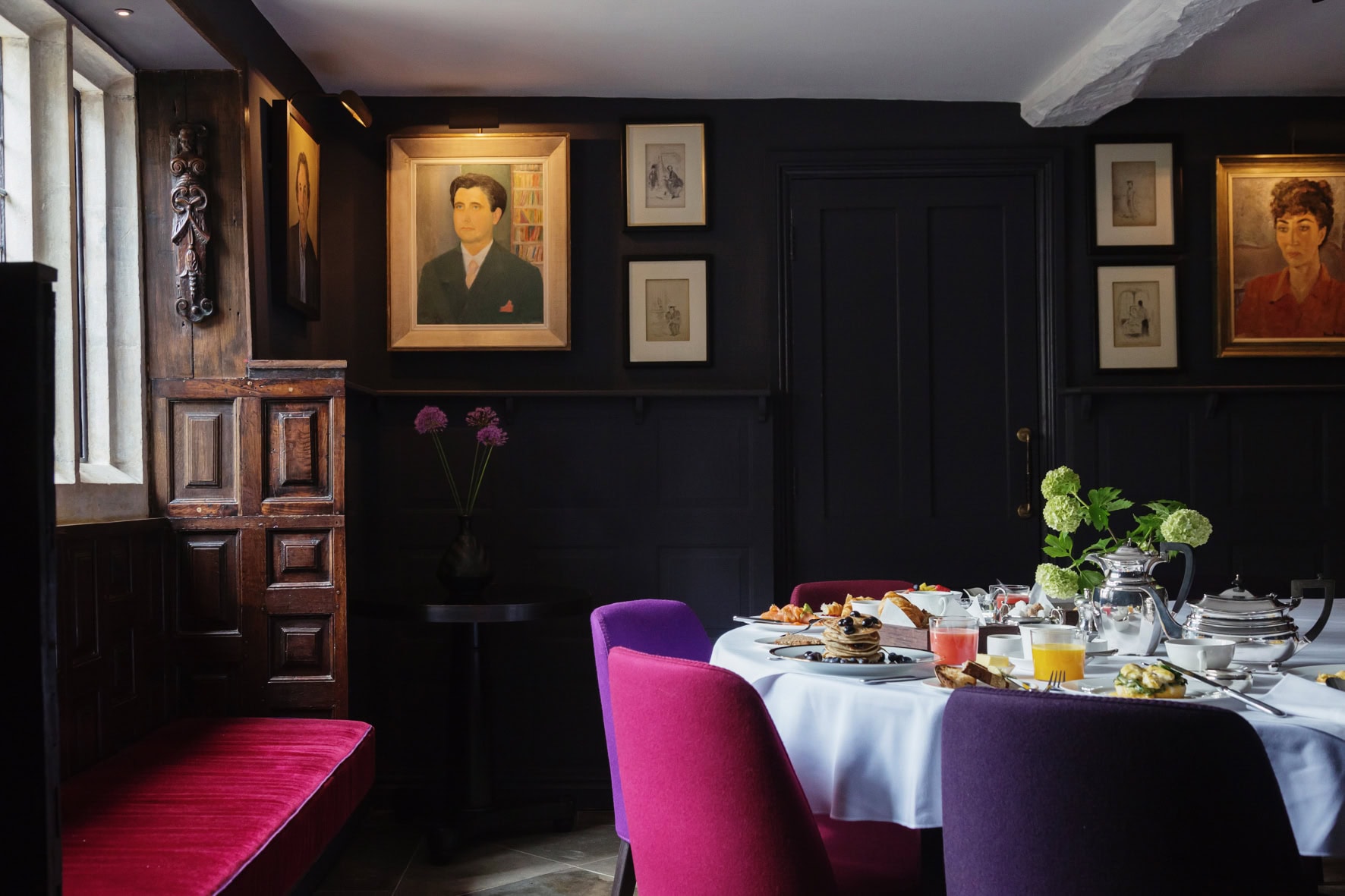 0009 - 2014 - Old Parsonage Hotel - Oxford - Low Res - Pike Room Private Dining Breakfast - Web Hero